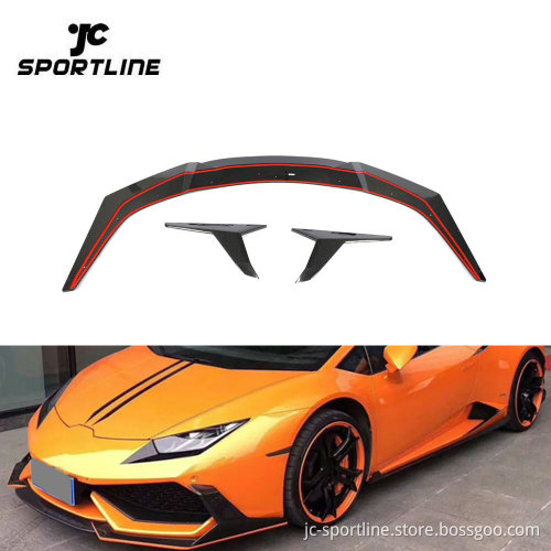 Dry Carbon Fiber Front Bumper Lip for Lamborghini Huracan LP610-4 Coupe 2014-2016